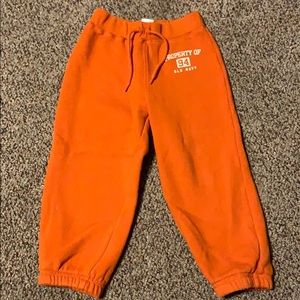Orange Old Navy sweat pants - 2T
